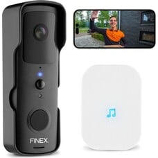 Finex Video Deurbel - Incl Binnenbel - Zwart
