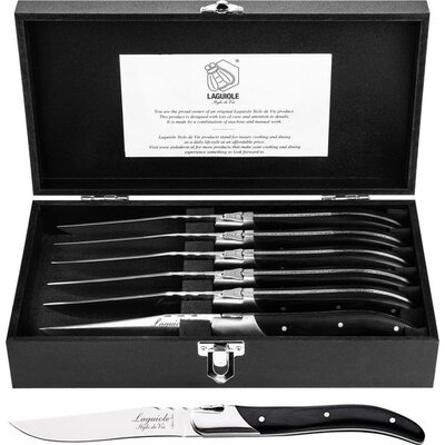 Laguiole Style De Vie Steakmessen Luxury Line - 6-delig