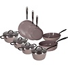 Cook & Pan Pannenset Taupe of Mind - 9-delig - Taupe
