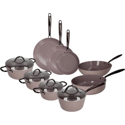 Cook & Pan Pannenset Taupe of Mind - 9-delig - Taupe