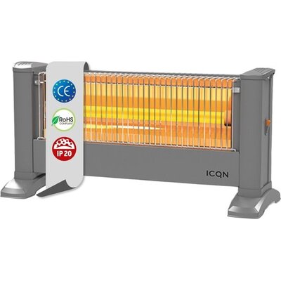 ICQN Infrarood Kachel - 900W - Grijs