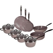 Cook & Pan Pannenset Taupe of Mind - 9-delig - Taupe