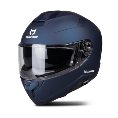 Course Motorhelm Raider Evo - Maat M - Metallic Blauw
