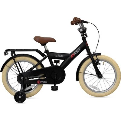 2Cycle Kinderfiets First - 16 Inch - Zwart