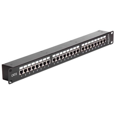 Delock Patch Panel - 19 Inch - Zwart