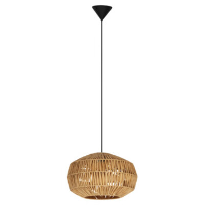 Eglo Hanglamp Sheldon - Ø38cm - Natuur
