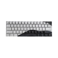 Wooting Keyboard Caps - Magnetic Waves - Zwart/Wit