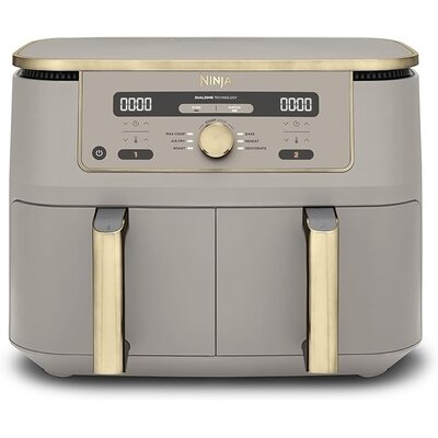 Ninja Dual Airfryer Max 9,5L - DZ400EUSTGD - Steengoud