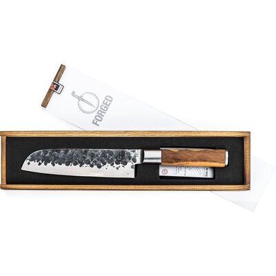 Forged Santokumes 18cm - Olijfhout