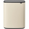 Brabantia Prullenbak Bo Touch Bin - 2x30L - Soft Beige