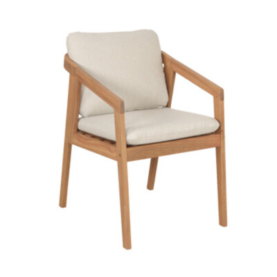 Wakefield Tuinstoel Mira - Acacia Hout - Bruin/Beige