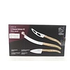 Laguiole Style De Vie Kaasmessen Luxury Line - 3-delig - Olijfhout