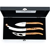 Laguiole Style De Vie Kaasmessen Luxury Line - 3-delig - Olijfhout