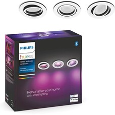 Philips Hue Inbouwspot Centura - 3-pack - Wit