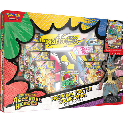 Pokémon Mega Evolution - Ascended Heroes Premium Poster Collection: Mega Lucario