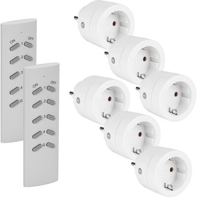 SEC24 Draadloze Schakelaar Set - HAF760S2 - Wit