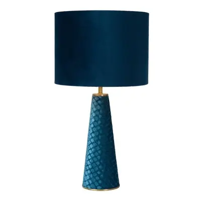Lucide Tafellamp Extravaganza Velvet - Turquoise