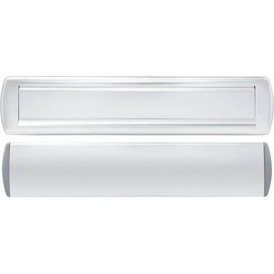 AXA Brievenbus met Tochtklep - Curve Plus - Aluminium