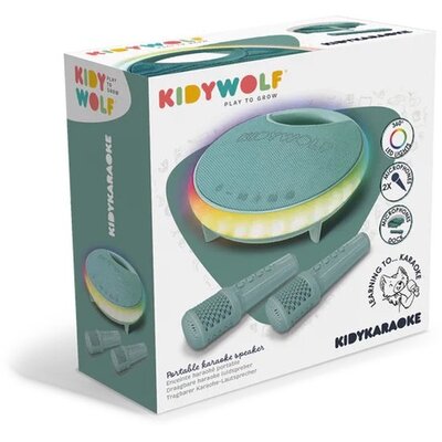 Kidywolf Karaokeset met Microfoons - Groen