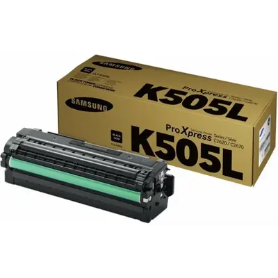 Samsung Tonercartridge CLT-K505L - Zwart