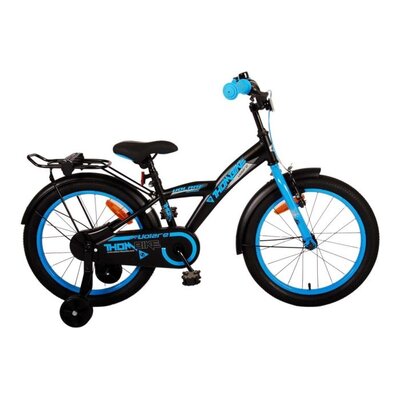 Volare Kinderfiets Thombike - 18 Inch - Zwart/Blauw