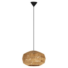 Eglo Hanglamp Sheldon - Ø38cm - Natuur