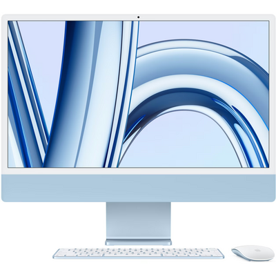 Apple  iMac Refurbished - 24 Inch - M3 - 16GB/512GB - Blauw