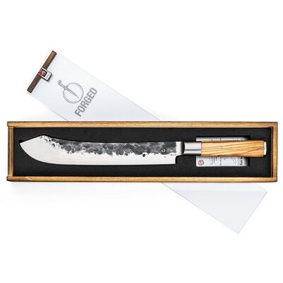 Forged Slagersmes 25,5cm - Olijfhout