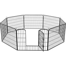Avalo Puppyren Opvouwbaar - Ø210cm - Zwart