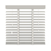 Karwei Houten Jaloezie 50mm - 60x180 cm - Wit (944)