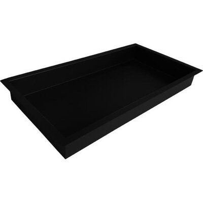 Wiesbaden Inbouwnis Demis - 30x60x10 cm - Zwart