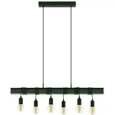 Eglo Hanglamp Townshend 6 - 6-lichts - Zwart