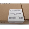 Sunshower Glasplaat Medium - Zwart