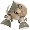Steinhauer Plafondlamp Mexlite Gearwood - 3-lichts - Groen