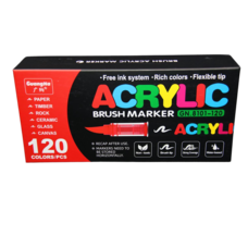 Guangna Acrylmarker Set - 120 stuks