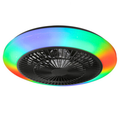 Gamma Plafondventilator Savona - met LED - Zwart