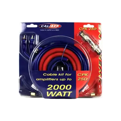 Caliber Kabelkit voor Autoversterker - 5m - CPK25D