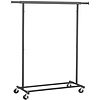 Hoppa! Kapstok op Wielen - 83,5×45,4×160 cm - Zwart