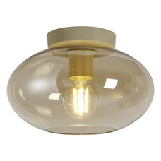 Gamma Plafondlamp Vetro - Ø26x17 cm - Amber