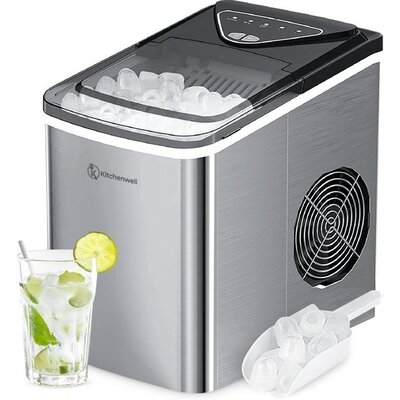 Kitchenwell IJsblokjesmachine 2L - Zilver