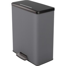 Curver Prullenbak Decobin 65L - Grijs