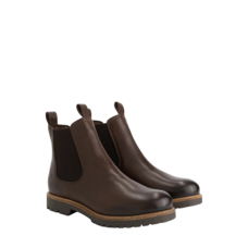 Travelin Damesschoenen Agder - Maat 39 - Donkerbruin