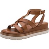 Tamaris Dames Sandalen - Maat 37 - Cognac