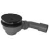 Santeg Doucheafvoer Unishower - Ø90mm - Mat Zwart