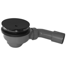 Santeg Doucheafvoer Unishower - Ø90mm - Mat Zwart