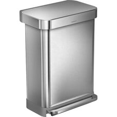 Simplehuman Prullenbak 55L - CW2023 - RVS