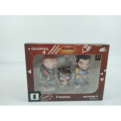 Iron Studios Figuur Deadpool & Wolverine Set - Unmasked - Schaal 1:10