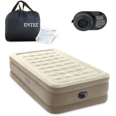 Intex Luchtbed Twin Ultra Plush - 191x99x46 cm
