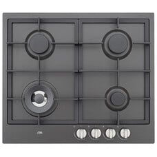 Etna Gaskookplaat met Wokbrander 60cm - KG959ZTA - Mat Zwart