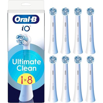 Oral-B Opzetborstels iO Ultimate Clean - 8 stuks - Wit